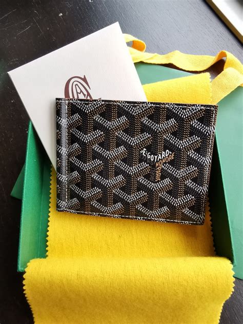 goyard st thomas money clip|goyard saint thomas wallet.